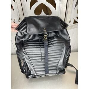 Looptworks Loopt Classics Limited Edition Black Recycled Leather Backpack Bag